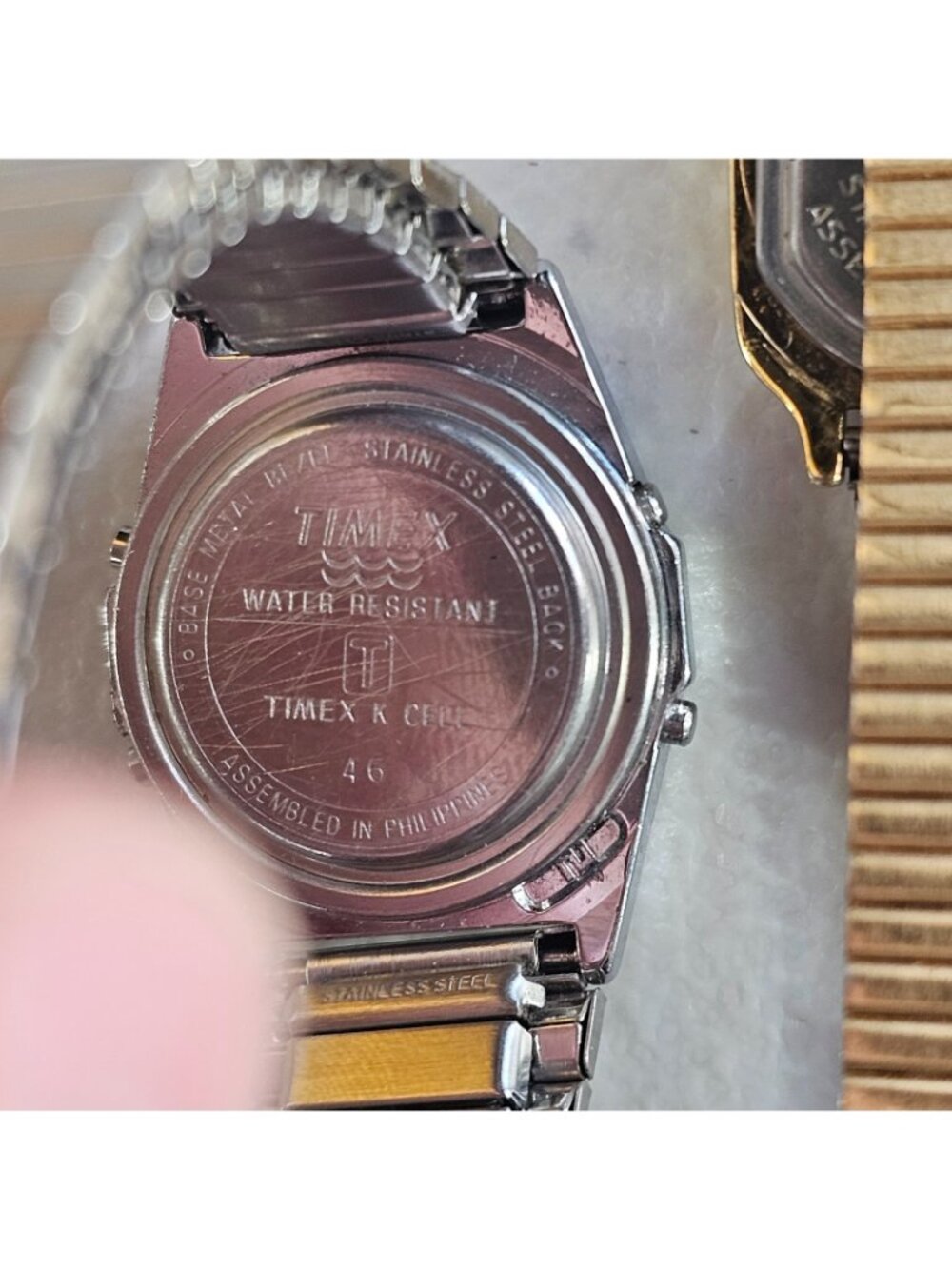 Lot 6 Vintage Timex Digital Quartz Watches Triathlon 8-Lap H Cell Type T Parts - Picture 11 of 13